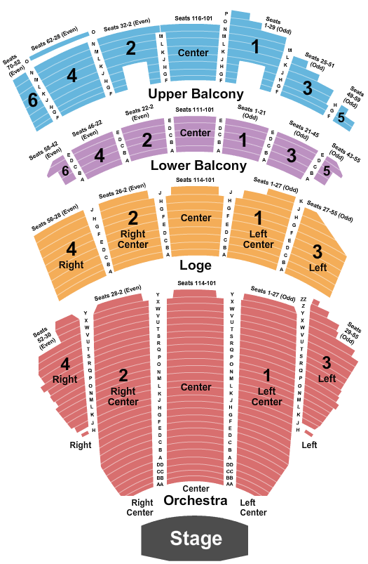 The Beacon Seating Chart