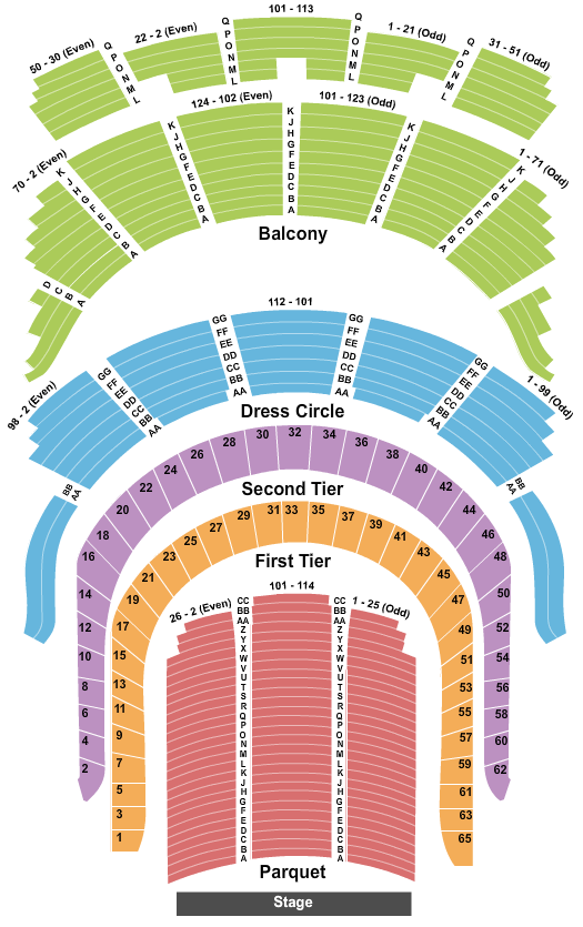 Carnegie Hall Jerry Seinfeld Seating Chart